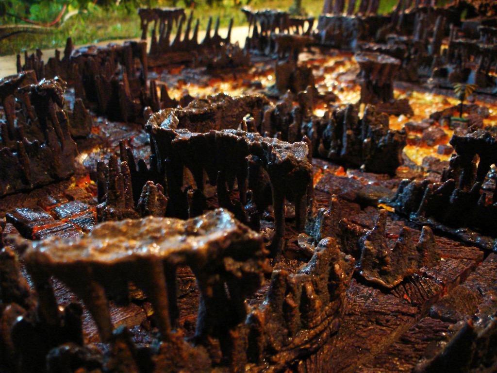 Cave, Cave Complex, Crypt, Dungeon, Game Board, Gameing Table, Lava